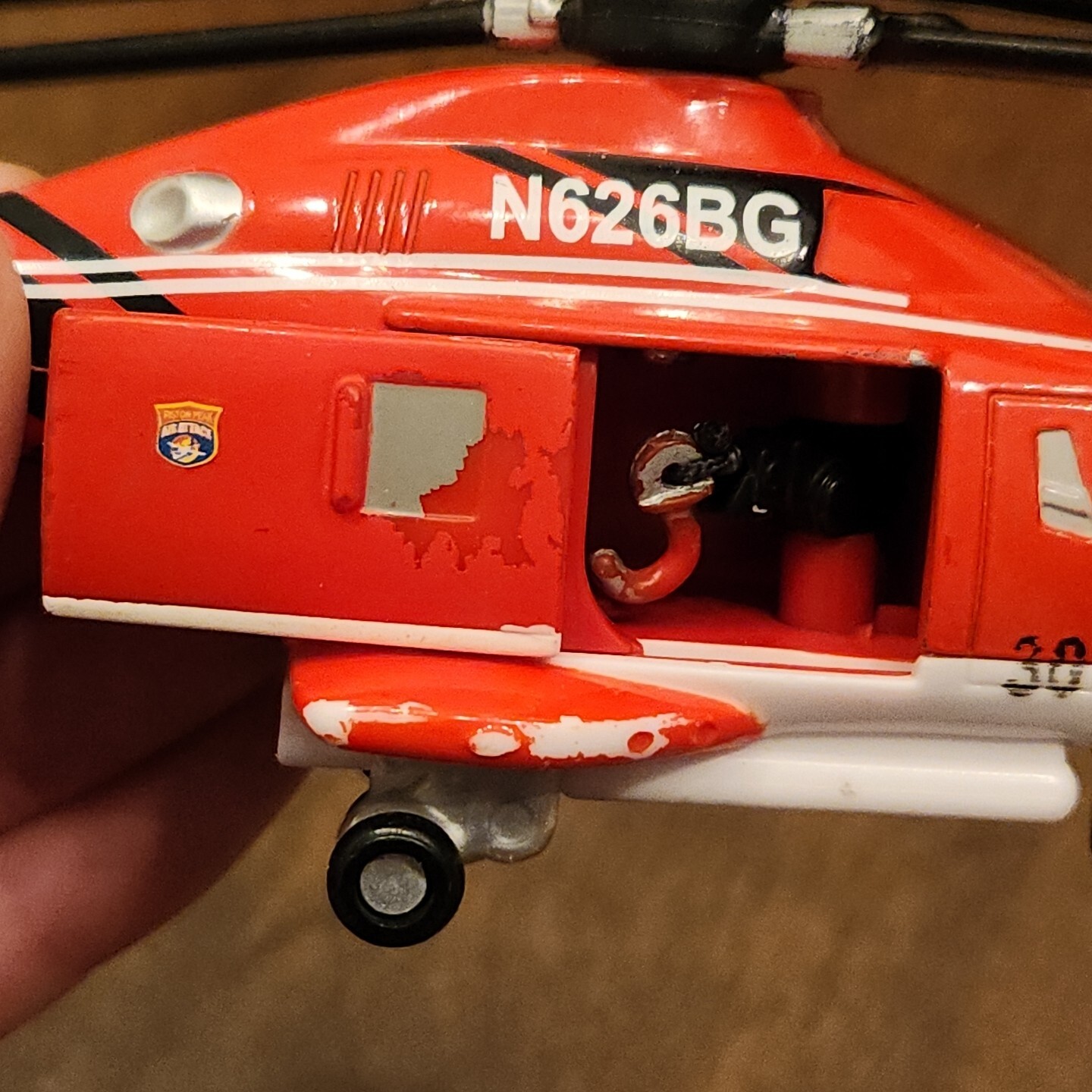 Disney Pixar Planes Piston Peak Red Blade Ranger Helicopter Diecast