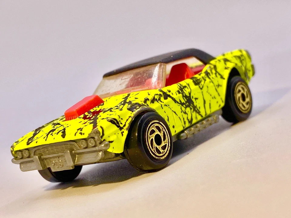 Matchbox🔥Vintage 1974 Dodge Challenger Hot Rod Splatter Yellow Paint 1:64 - Image 2 of 4