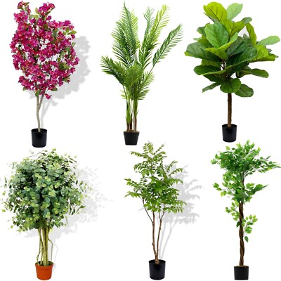 Große Palme Künstlich 150cm Natur Stil Realistisch Outdoor Indoor Deko