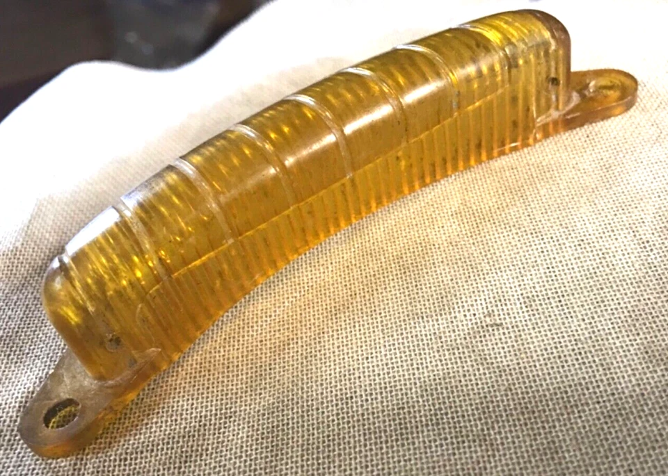 1942 42 Nash Ambassador 600 Deluxe Headlight Headlamp Bezel Door Chrome OEM  - Image 4 of 4