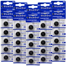 NEW CR1632 (Lot of 50) Lithium STYLE BATTERY GREAT DEAL BEST DEAL FREE SHIPPING