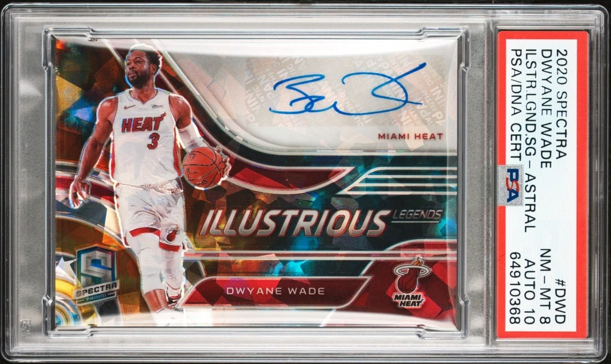 Panini Dwyane Wade Basketball Autographed Sports Trading Cards