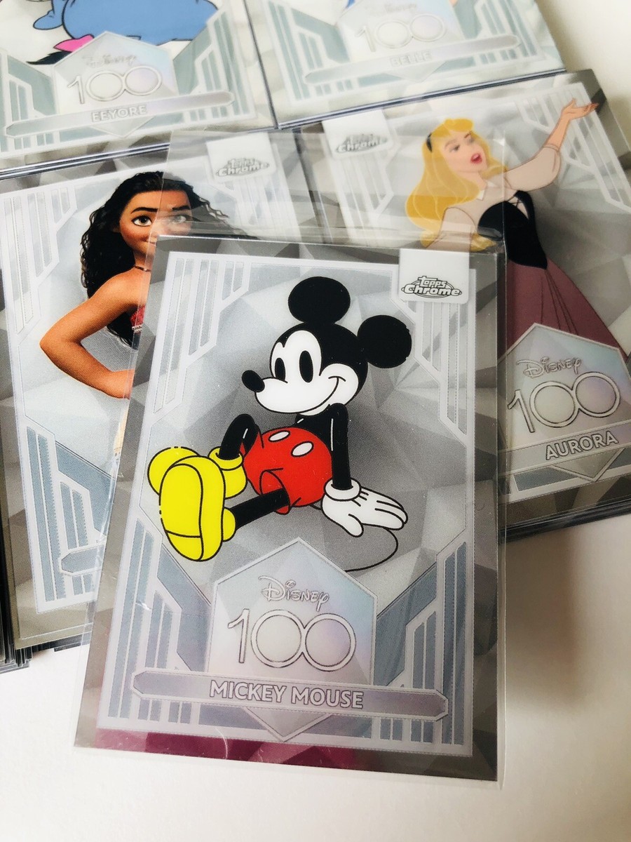 Topps Chrome Disney 100 No1〜100 全部セット Topps Disney 100 Chrome Complete Base 1-100 Set Including