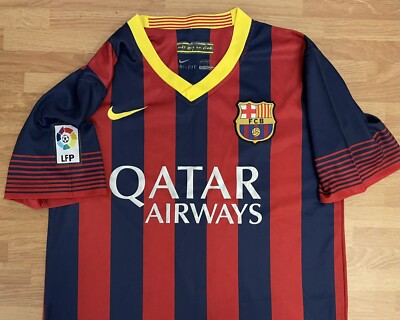100% Authentic FC Barcelona Jersey Men's Size Medium Nike