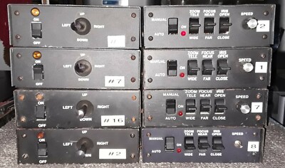 Lot of 8 (4)Pelco MPT24DT Joystick Control Unit & (4) MLZ6DT Remote Controller