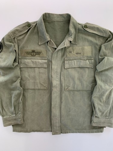 VTG Old Spanish M67 Coat Jacket Parachutist Paratrooper COE Army Spain 60s - Picture 2 of 19