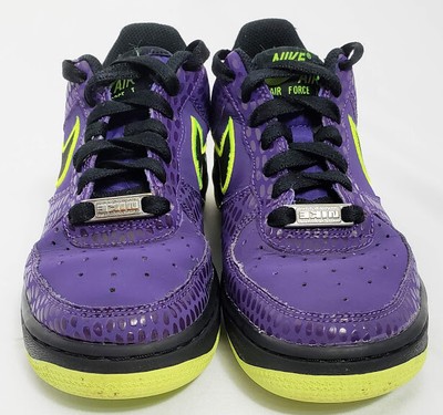 neon purple air force 1