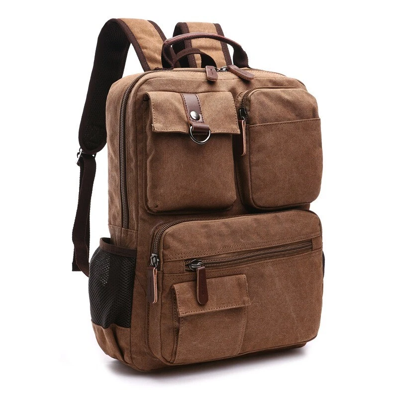 Large Capacity Canvas Backpack Travel Back Commuting Computer Bag Hiking Bag
Opens in a new window o