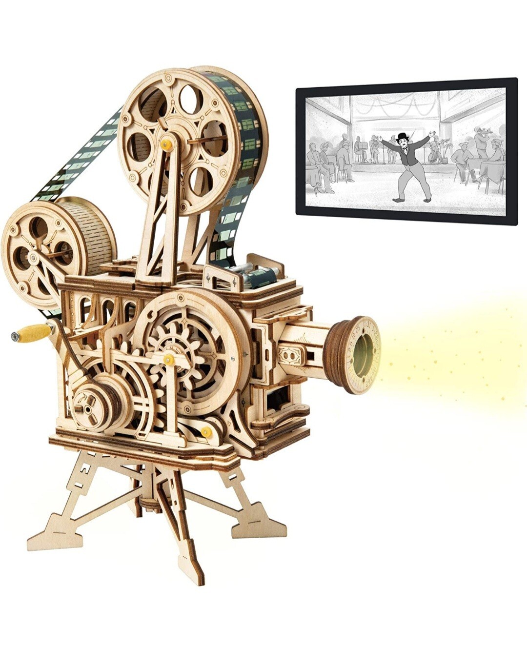 ROKR Vitascope DIY 3D Wooden Telescope Assembly Model 3D Puzzle for