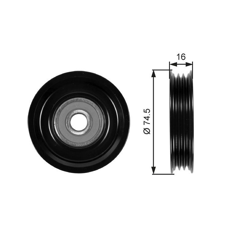 Gates T39028 V-Ribbed Belt Tensioner Pulley For Nissan Cube Micra Micra C+C Note - Image 9
