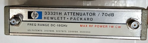 HP 33321H Attenuator / 70dB W/connector - Picture 4 of 9