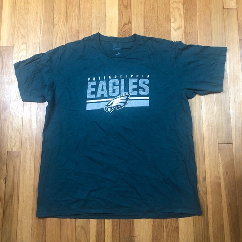 Philadelphia Eagles Shirt Mens XXL Green NFL Football Short Sleeve