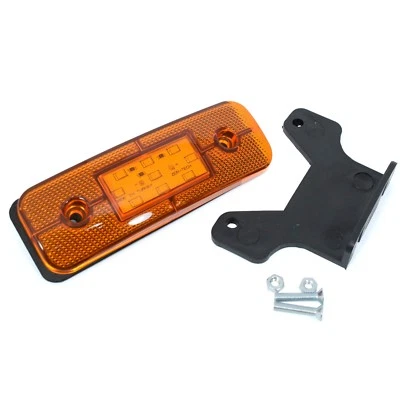 2 x 9 LED 12/24V Marqueur Lumière Camion Remorques Indicateur Lampe Ambre - Photo 1/4