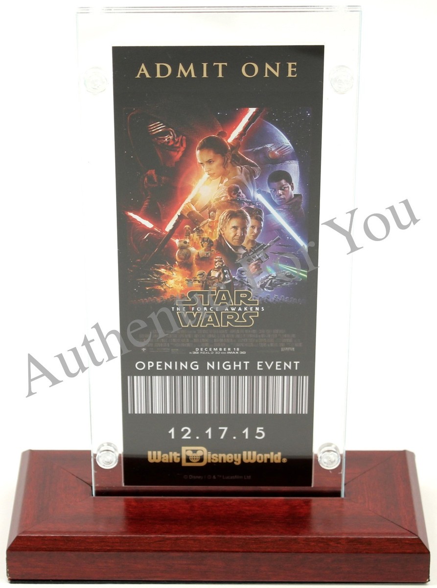 NEW Walt Disney World Star Wars The Force Awakens Opening Night