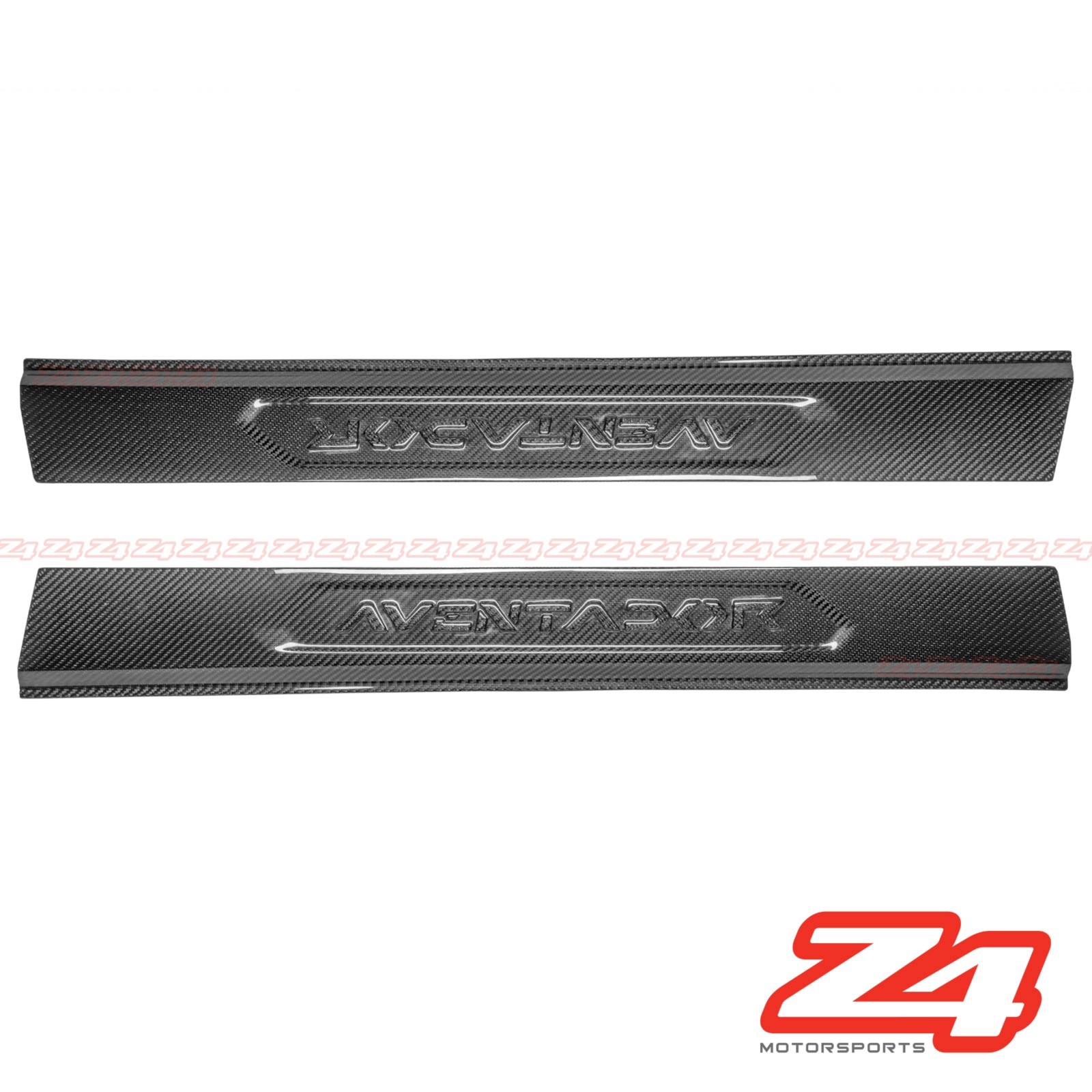 Lamborghini Aventador 100% Carbon Fiber Side Door Step Sill Scuff Plate 2 PCS