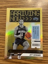 2023-24 Panini Hoops Jett Howard Arriving Now Gold Holo RC Magic Rookie #5 🏀