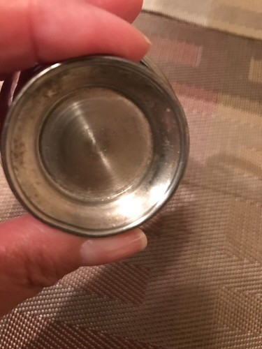 WEB Solid Pewter #1158 5.5 inch Bud Vase with Scrolled Handle - 第 6/8 張圖片