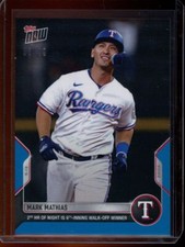 2022 Topps Now #897 Mark Mathias Blue Parallel Card #d 33/49