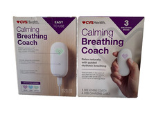 CVS Calming Breathing Coach 3 Breathing Modes Coach/ USB Charging Cable