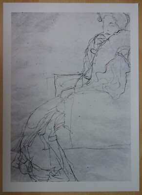 Gustav Klimt ''Fritza Riedler''  Druck   1904/05   31 x 22,5 cm