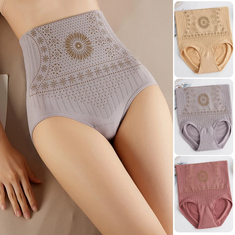 Bragas de control de abdomen para mujeres todo el día modeladoras de cintura alta bragas adelgazantes ropa interior Foto 2 de 4