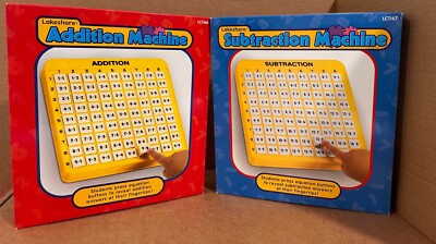 Lakeshore Addition and Subtraction Machines - Homeschool Educational Learning