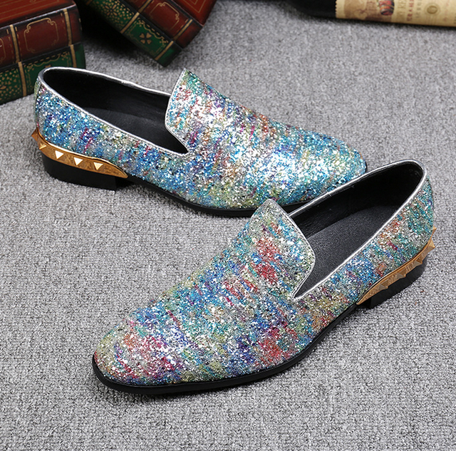 rainbow dress shoes