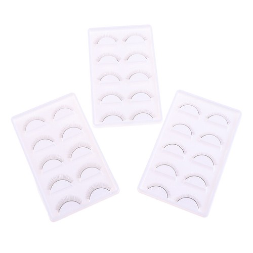 5 Pairs Practice Lashes Eyelash Extensions Supplies Training False ...