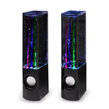 Colorful LED Water Speaker with Dancing Fountain Light Show Sound for PC MP3 ...