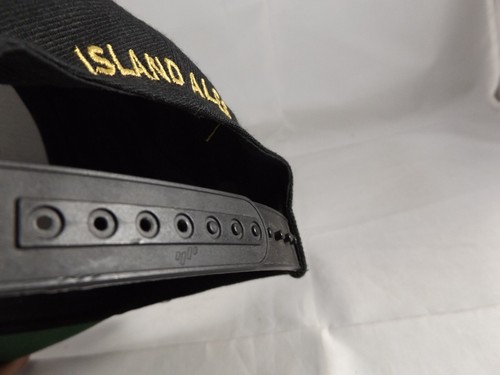 INU Island Ales Oro Negro Yupoong Snapback Billete Plano Mezcla de Lana de Polietileno Sombrero Gorra - Imagen 15 de 15