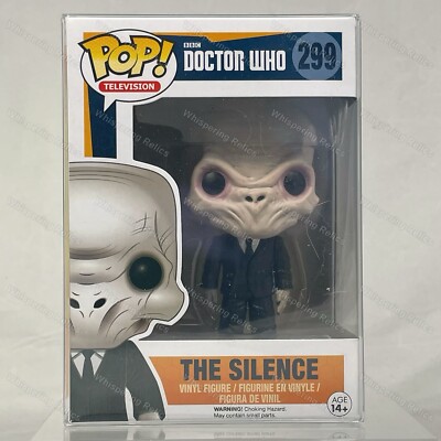 Funko Pop Television Doctor Who BBC The Silence 299 Vinyl figure + POP Protector