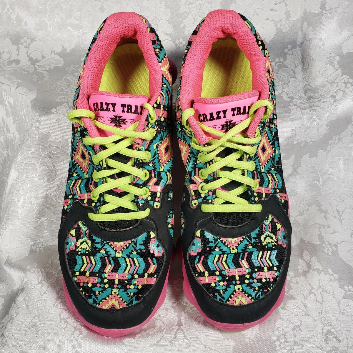 CRAZY TRAIN Women s Size 11 Tribal Print Tennis Shoes DO 41814