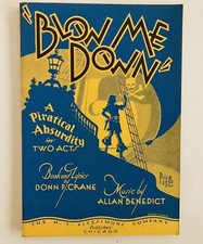 Vintage Blow Me Down A Piractical Absurdity In Two Music By Allan Benedict Vintage Blow Me Down A Piractical Absurdity In Two Music By Allan Benedict