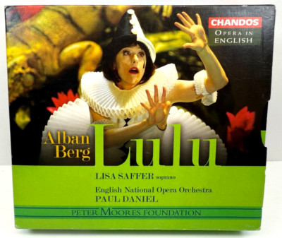 Lulu by Alban Berg CD Opera in English Lisa Saffer Soprano 3 Disc Set Chandos
