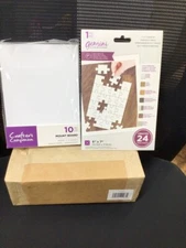 Crafter's Companion Gemini 5X7 Jigsaw die cut 24 PC puzzle & 10 PC mount board