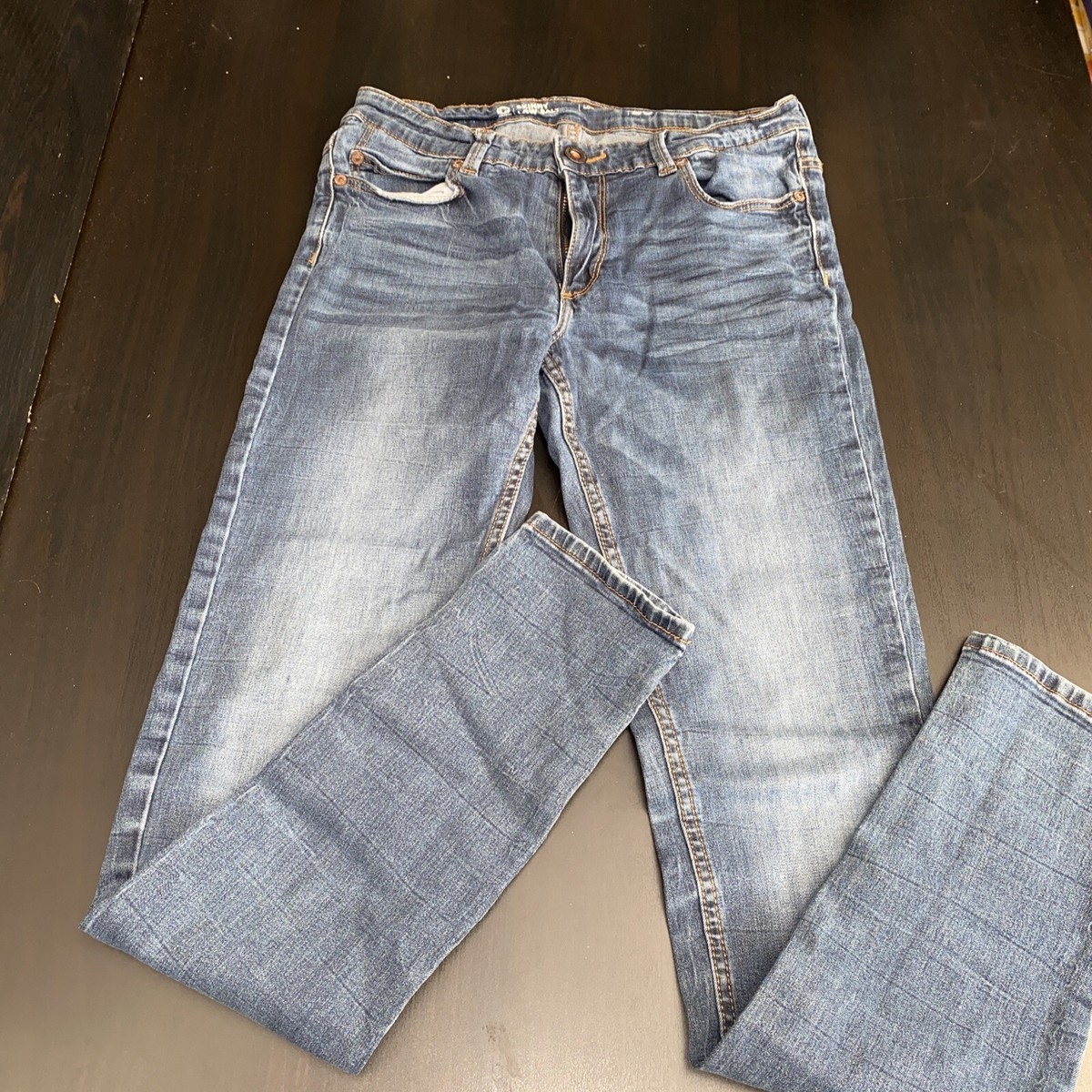 Cubus Blue Skinny Low Waist Jeans Size 28 UK