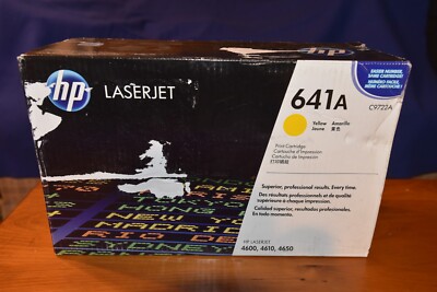 641A Yellow HP Laserjet Printer Cartridge C9722A