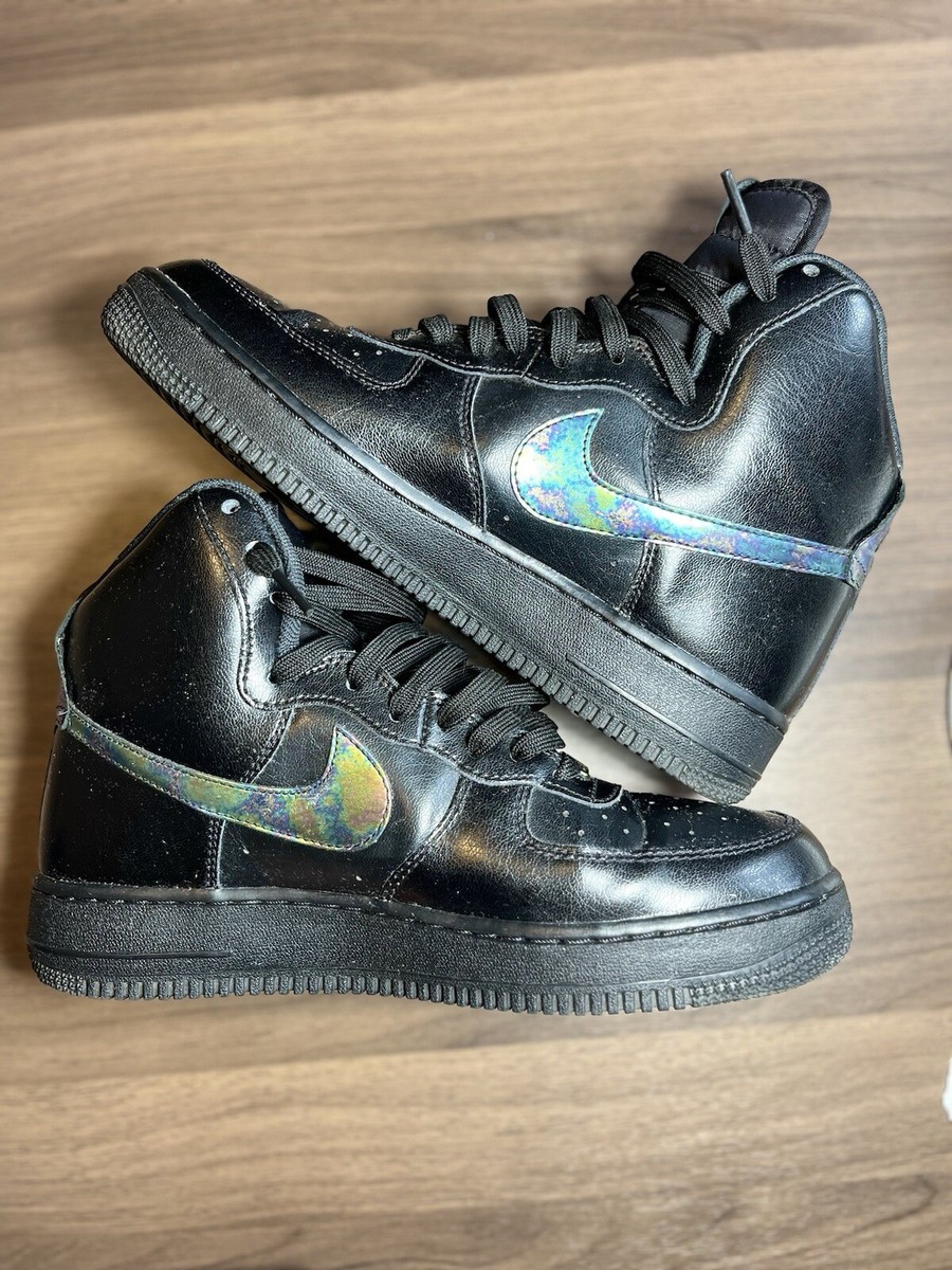 black iridescent air force 1