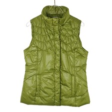 Izod Women's Lime Green Puffer Vest Small
