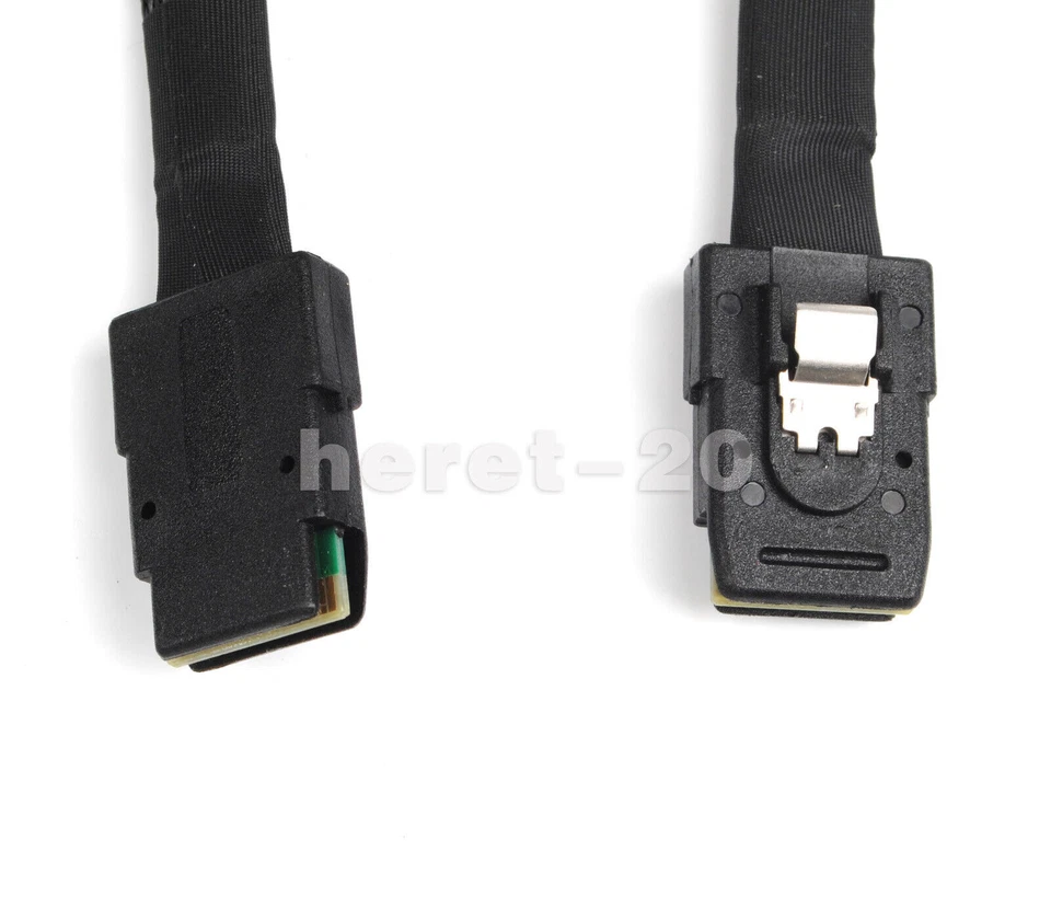 4X Mini SAS 36Pin SFF-8087 to 36Pin SFF-8087 SAS Data Internal Server Cable 1M - Image 3 of 4