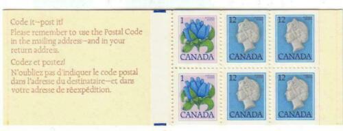 BOOKLET BK77, ELIABETH II 7 GENTIAN, WITH 10 DIFFERENT FLORA COVERS - Picture 2 of 2