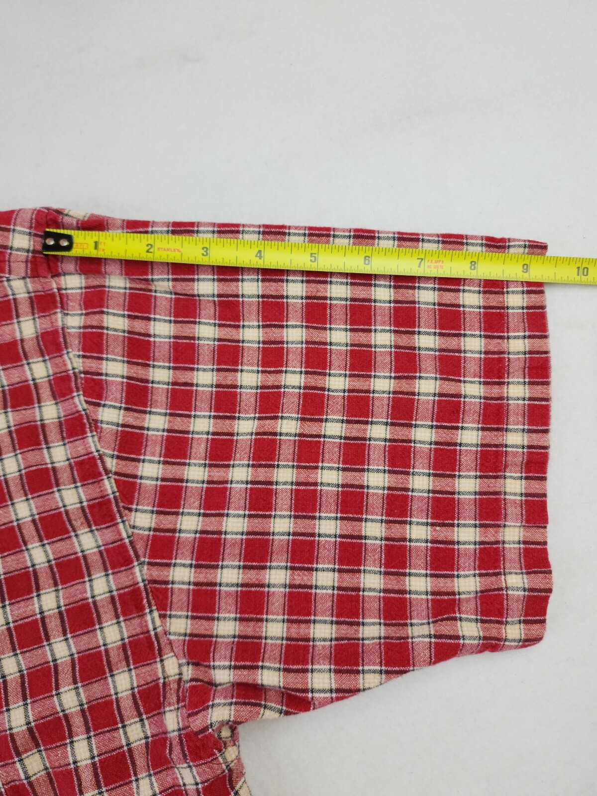 Address Unknown Basic Edition Plaid Short Sleeve … - image 11