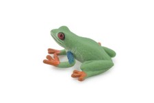 Toy Red-Eyed Tree Frog Realistic Figure Model Replica Gift 1.5" CH496BB154