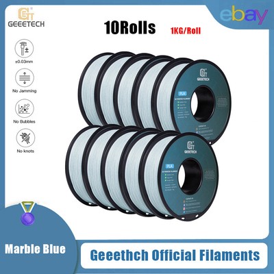 10KG GEEETECH PLA Filament Marmor Blau Textur Stein Farbe 1.75mm für 3D Drucker