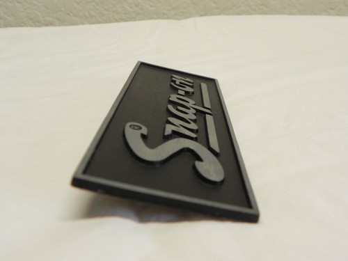 Vintage Snap-On Tool Box Metal Plate Emblem Logo Badge 2 Stud 2 Fasteners - Picture 4 of 14