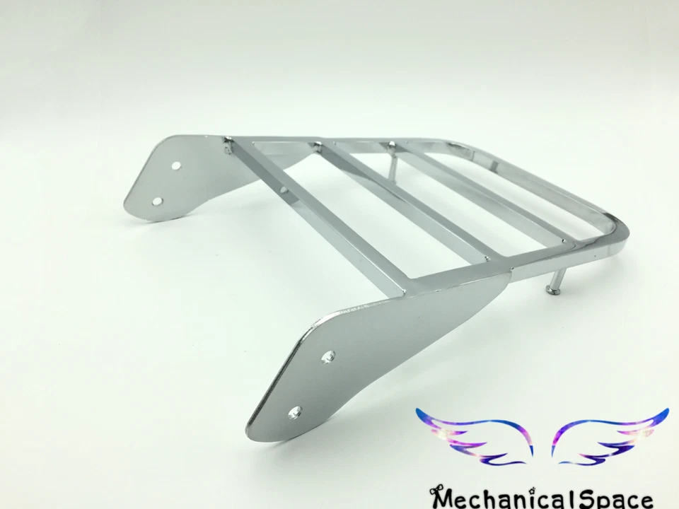 Bagageiro cromado Sissy Bar para Yamaha V-Star 400 650 1100 Classic 1998-2011 - Imagem 2 de 4