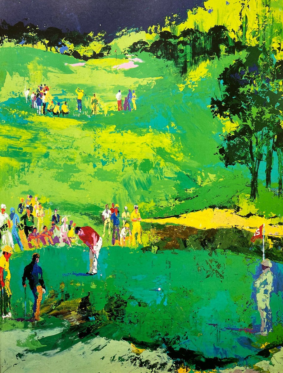 ち*6様 Leroy Neiman オーガスタ ゴルフ シルクスクリーン ち*6様 Leroy Neiman オーガスタ ゴルフ シルクスクリーン 美術