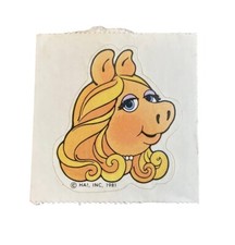 Miss Piggy Sticker HA Inc. 1.75  X 1.5  Vintage 1981