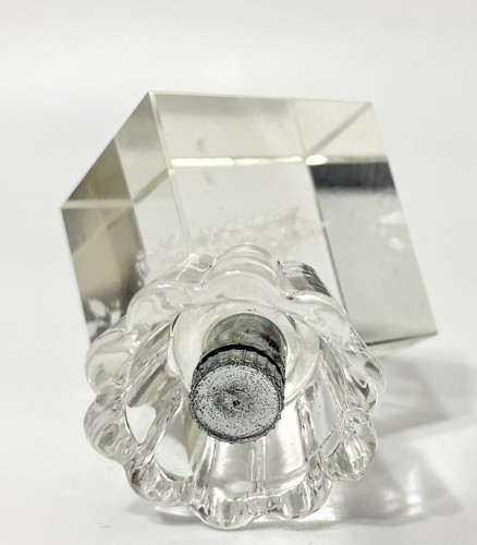 "Pisapapeles de cristal láser 3D pantalla de diamantes de vidrio grabado con delfines de Florida 3,5""" - Imagen 6 de 6