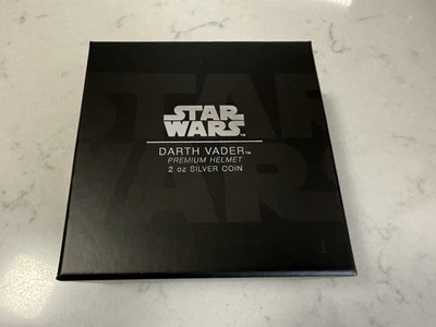 Silver Two Ounces 2019 Star Wars - Darth Vader Helmet, Coin from NZM , New - Image 1 of 2